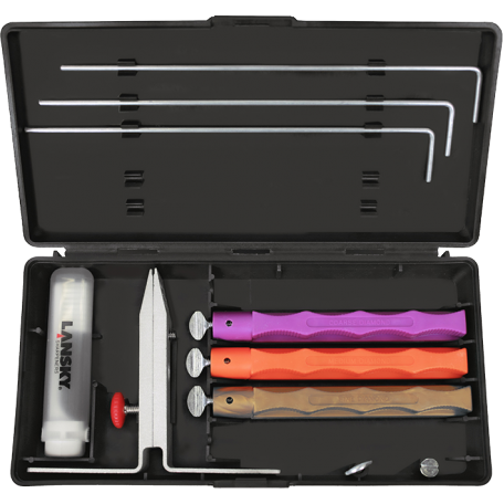 Набір для заточування ножів Lansky Standard Diamond Sharpening System LK3DM Набір для заточування ножів Lansky Standard Diamond Sharpening System LK3DM