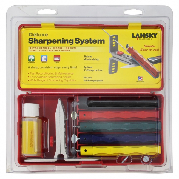 Набір для заточування ножів Lansky Deluxe Sharpening System, LKCLX