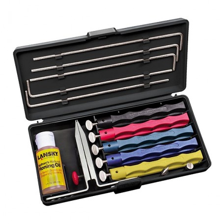 Набір для заточування ножів Lansky Deluxe Sharpening System, LKCLX Набір для заточування ножів Lansky Deluxe Sharpening System, LKCLX